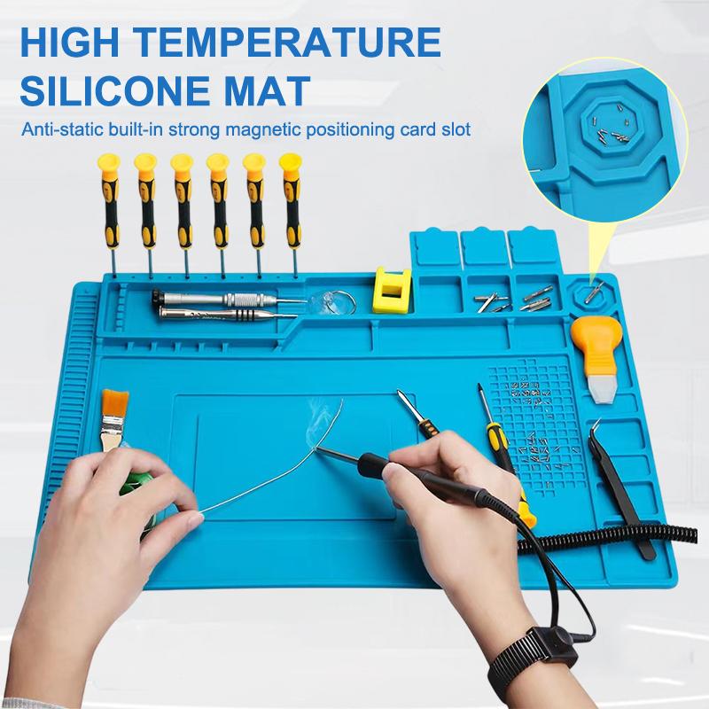 Phone Repair Kit - 정전기 방지 실리콘 내열 테이블 매트