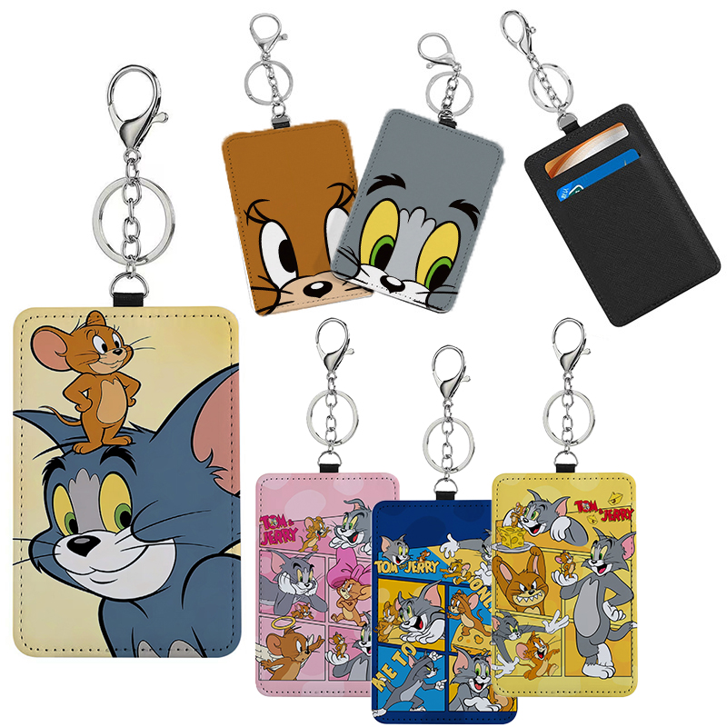 Phone Accessories For Travel - 톰과 제리 휴대용 교통카드 홀더 키체인