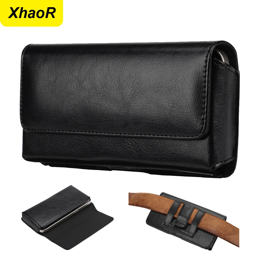Phone Accessories Pouch - 유니버설 가죽 벨트 클립 가방 케이스