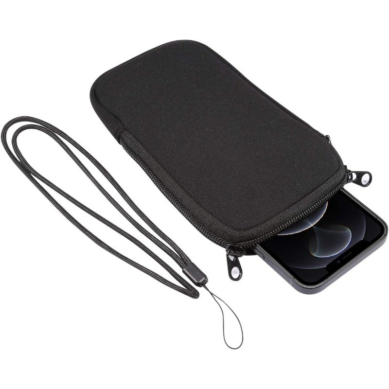 Phone Accessories Pouch - 네오프렌 폰 파우치(끈 포함), 충격 방지