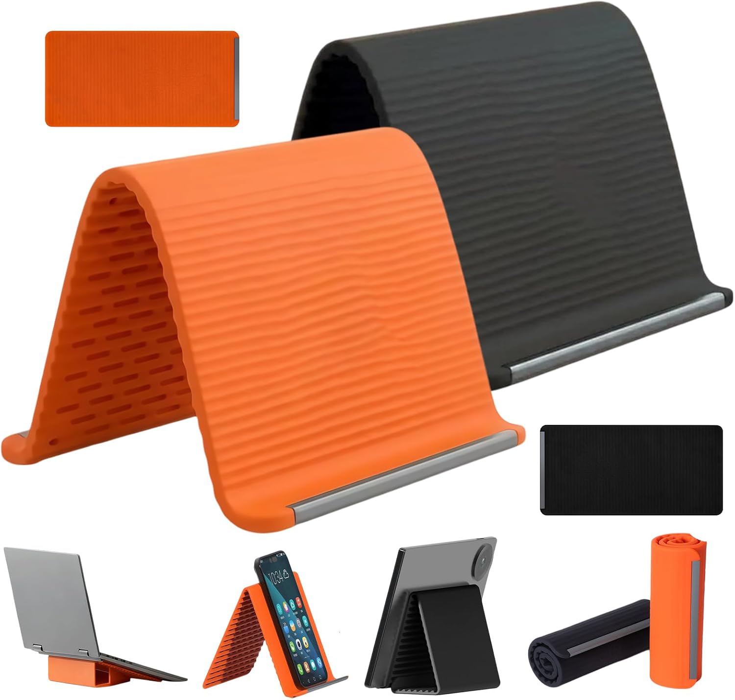 Phone Accessories For Travel - 창의적인 접이식 변형 스탠드, 휴대용 실리콘