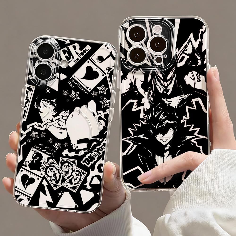 Phone Case Clear - 게임 P-페르소나 5 폰 케이스 마그네틱