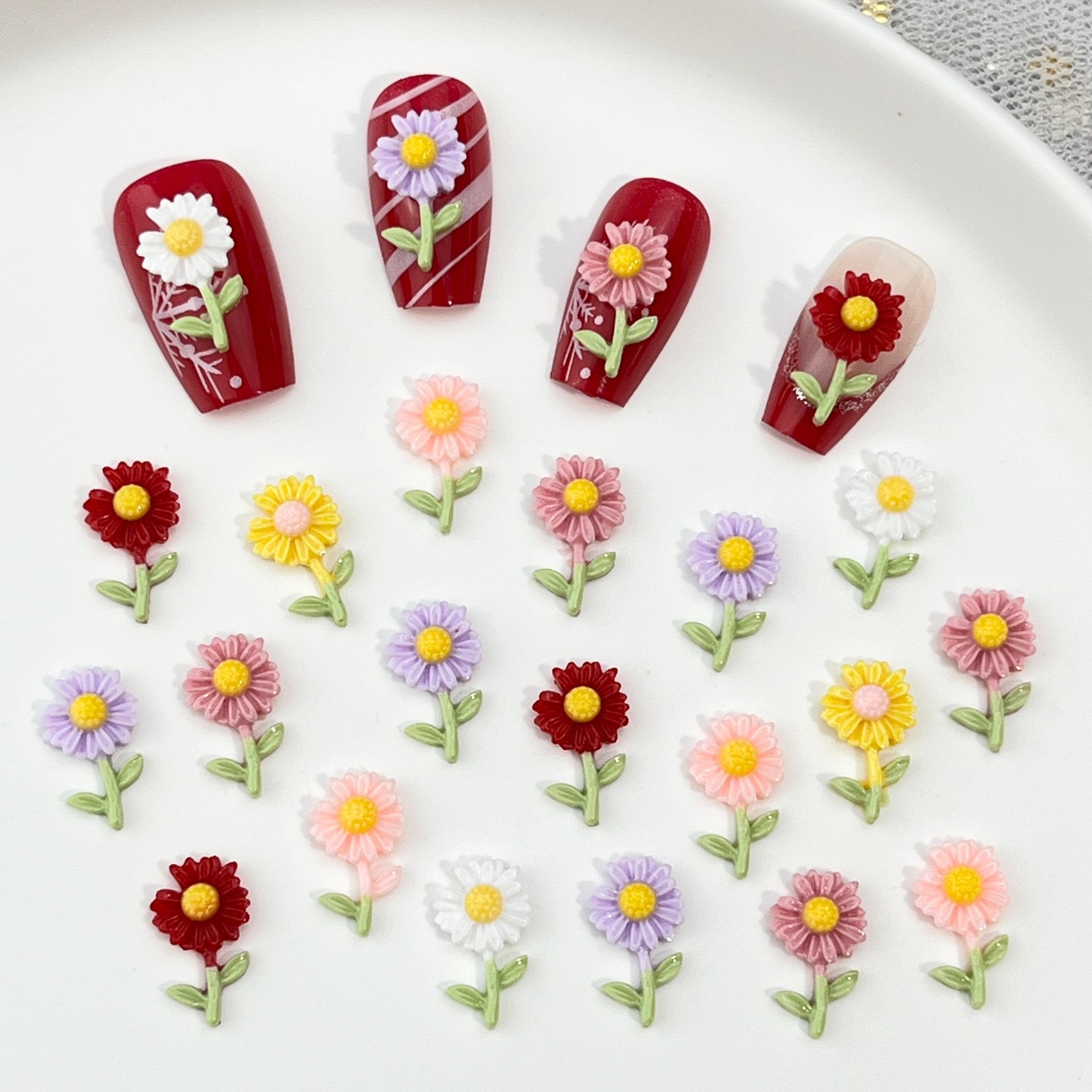50개입 화려한 색상 도매 가능 네일아트 데코 공예 액 - Phone Accessories Clipart 리뷰 및 가격