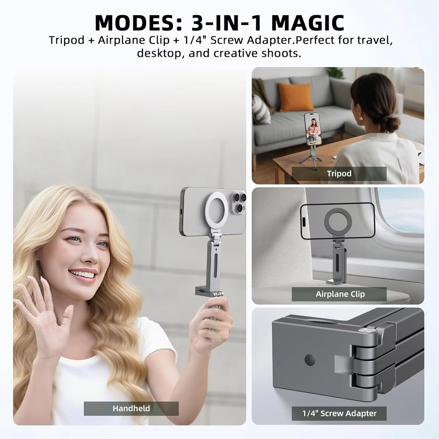 유니버설 트립 마그네틱 폰 홀더 접이식 여행용 회전 핸 - Phone Accessories For Travel 리뷰 및 가격