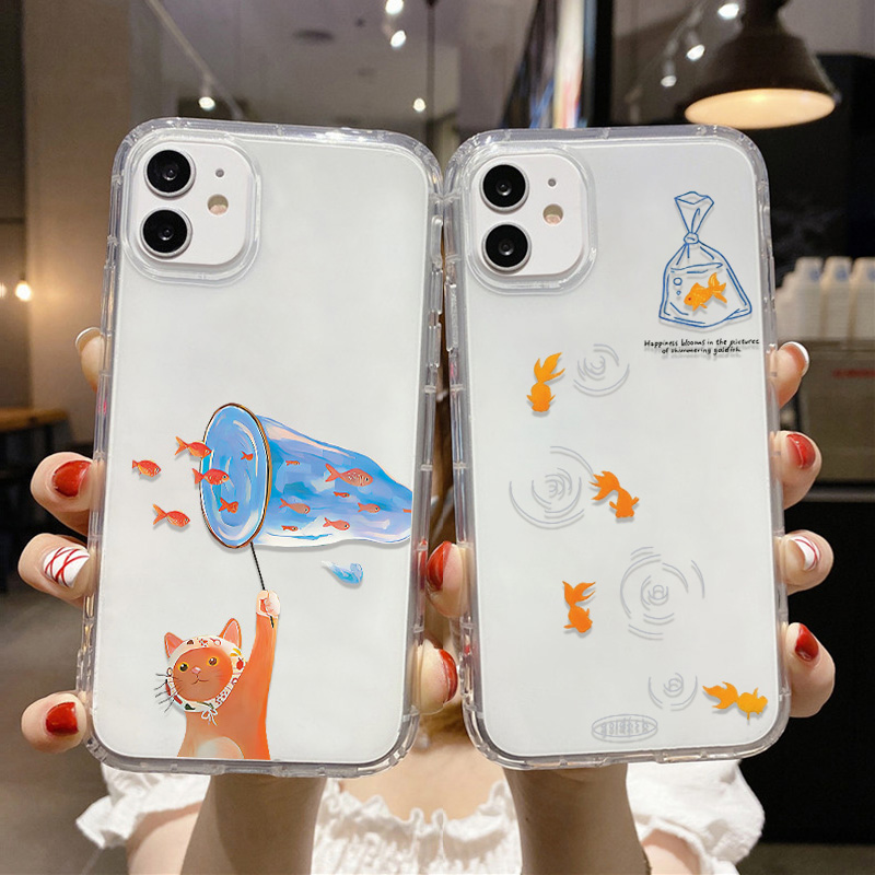 사랑스러운 물고기 클리어 폰 케이스 아이폰 14 16  - Phone Case Clear 리뷰 및 가격