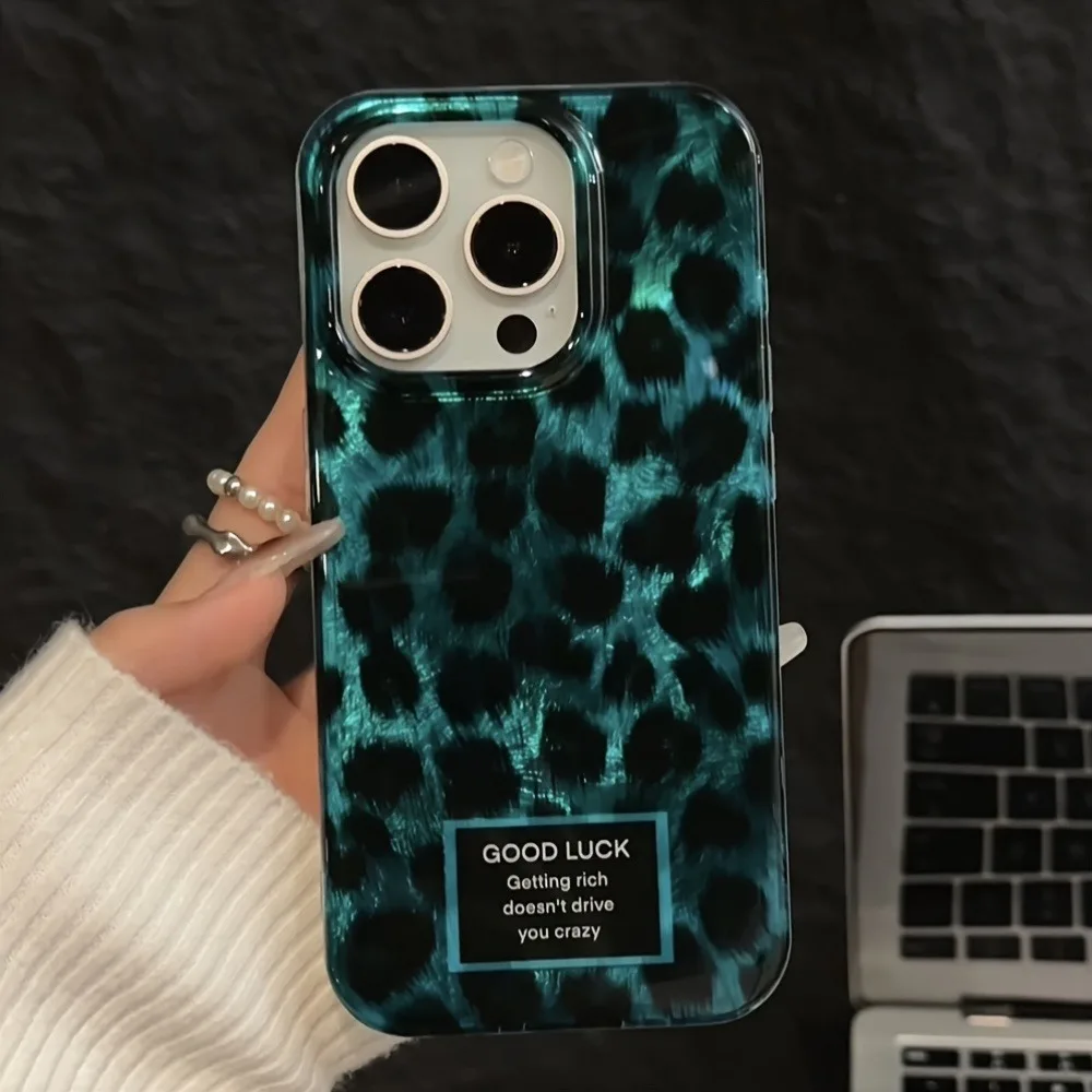레트로 레이저 귀여운 레오파드 프린트 아이폰 케이스 ( - Phone Case Clear 리뷰 및 가격