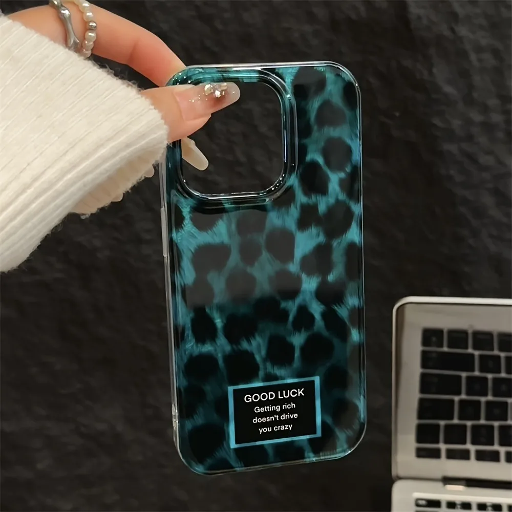 레트로 레이저 귀여운 레오파드 프린트 아이폰 케이스 ( - Phone Case Clear 리뷰 및 가격