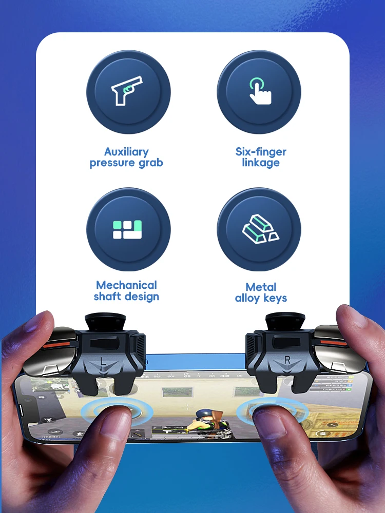 데이터 개구리 6 손가락 G21 모바일 게임 트리거 P - Gaming Trigger Phone 리뷰 및 가격