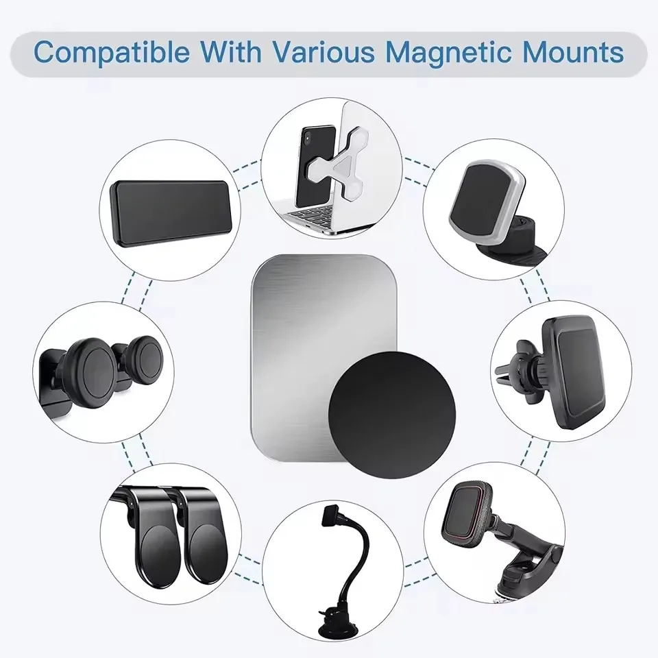 자석식 차량용 휴대폰 거치대용 금속판 디스크, 얇은 철 - Phone Accessories Website 리뷰 및 가격