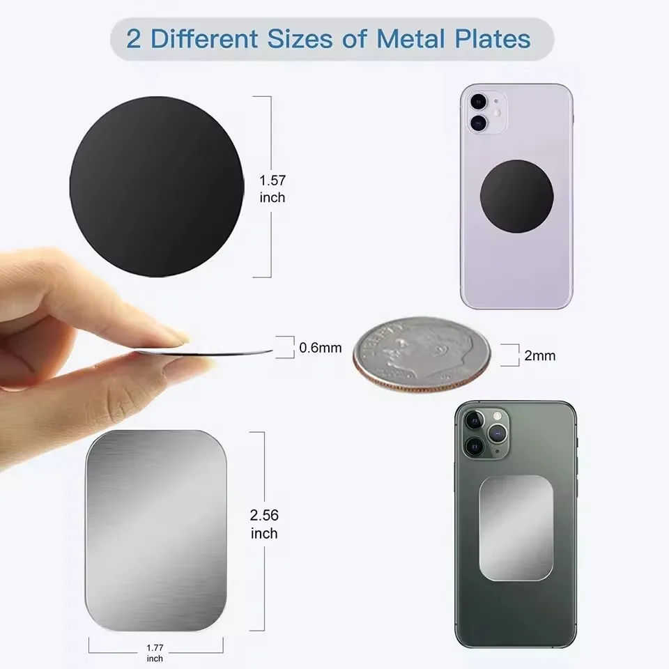자석식 차량용 휴대폰 거치대용 금속판 디스크, 얇은 철 - Phone Accessories Website 리뷰 및 가격
