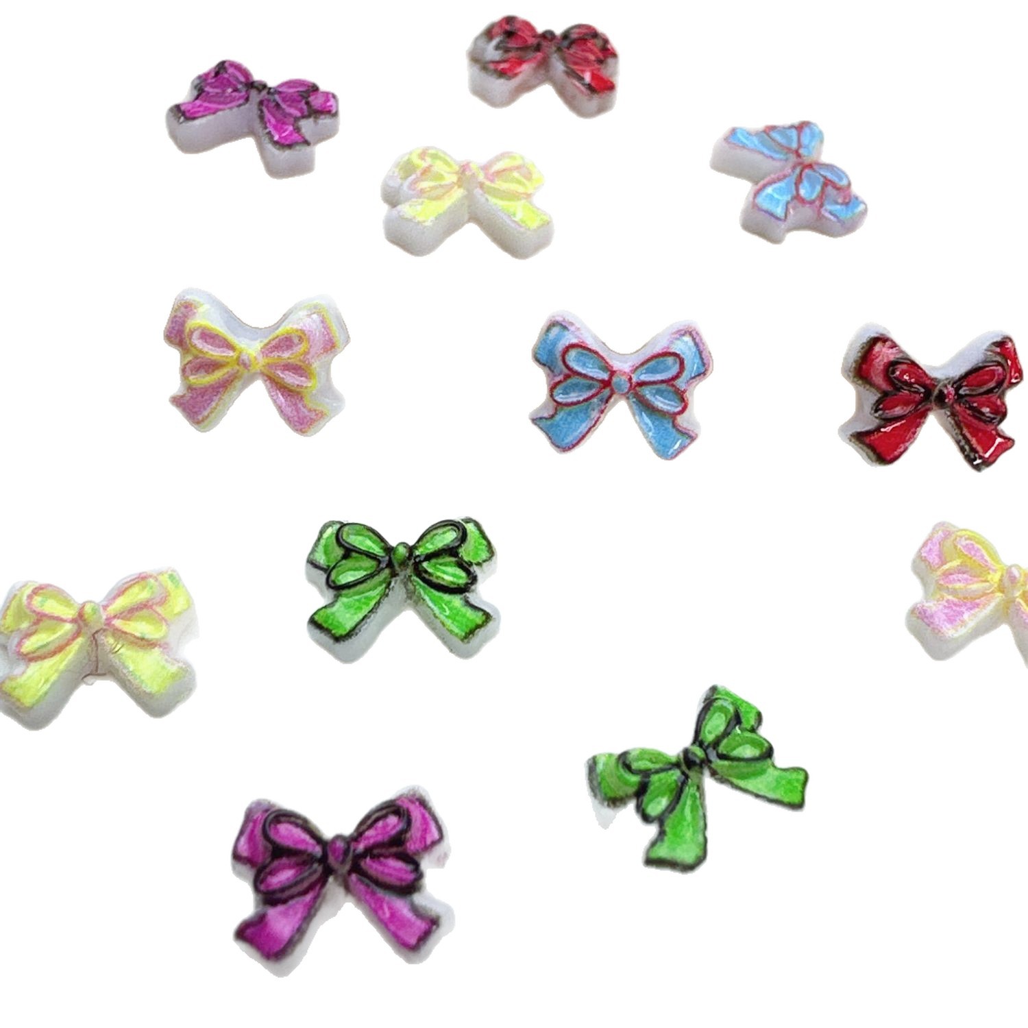 30/50/100개, 달콤한 나비 매듭 네일 아트 장식 - Phone Accessories Clipart 리뷰 및 가격