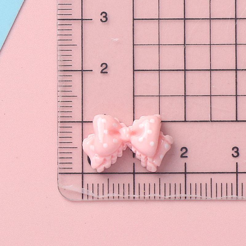 카와이 핑크 도트 활 DIY 만화 광택 송진 액세서리  - Phone Accessories Clipart 리뷰 및 가격