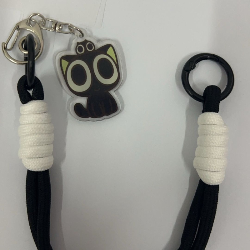 세련된 검은색 고양이 테마의 도난 방지 및 낙하 방지  - Phone Accessories In China 리뷰 및 가격