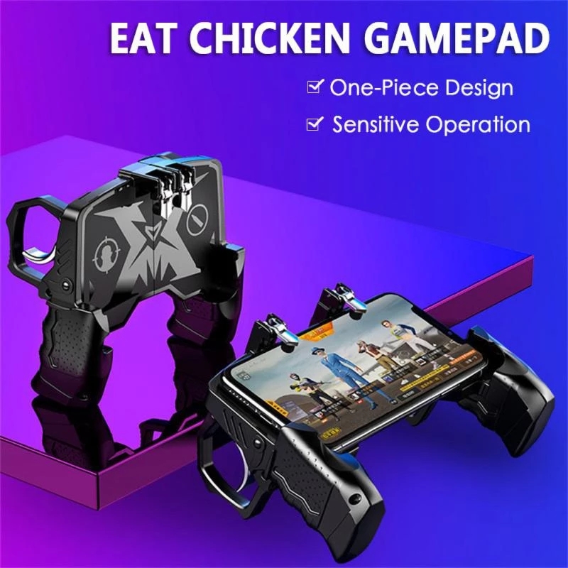 휴대 전화 게임 패드 조이스틱 용 트리거 프리 파이어  - Gaming Trigger Phone 리뷰 및 가격