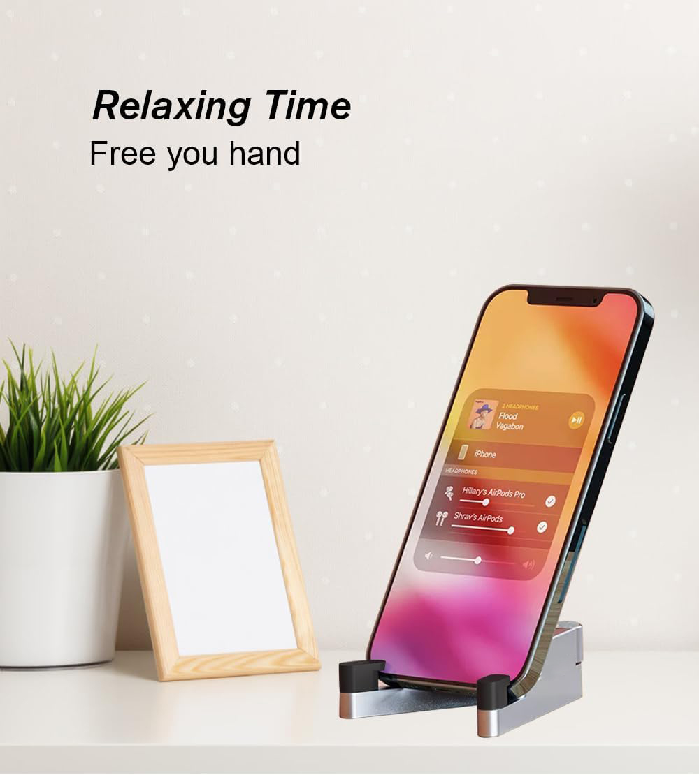 접이식 알루미늄 휴대폰 거치대 - 아이폰/스마트폰용 휴 - Phone Accessories For Travel 리뷰 및 가격