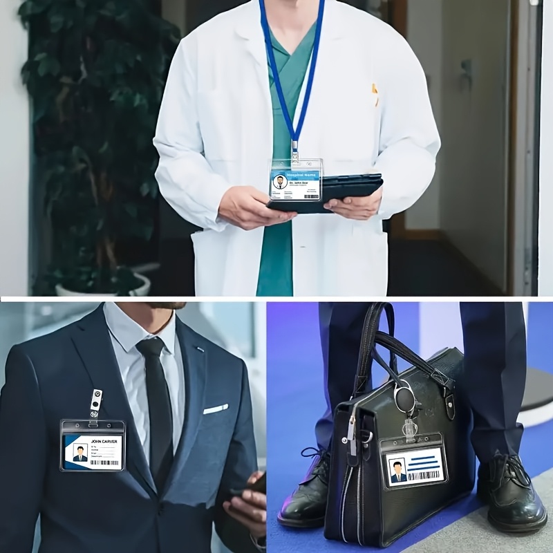 끈이 달린 투명 PVC ID 카드 홀더 10세트 - 사 - Phone Accessories For Travel 리뷰 및 가격