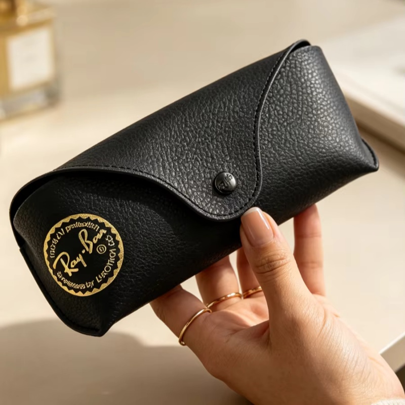 레이밴 가죽 선글라스 케이스 휴대용 스냅 파우치 안티  - Phone Accessories For Travel 리뷰 및 가격