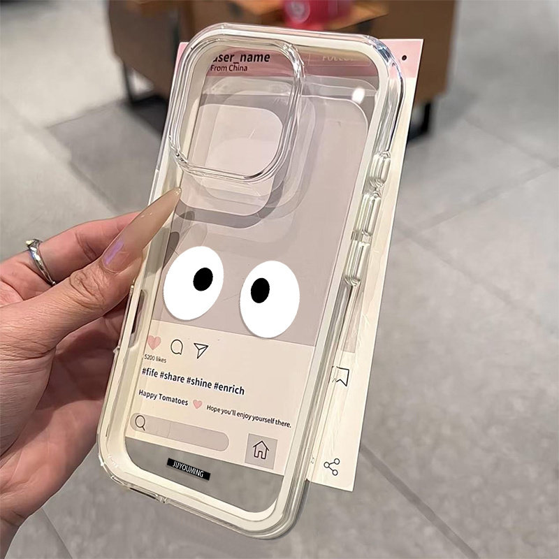 심플 아이 패턴 2in1 투명 폰 케이스 삼성 갤럭시  - Phone Case Clear 리뷰 및 가격