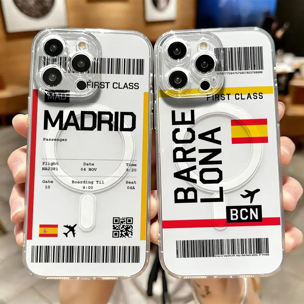 여행용 비행기 티켓 스페인 휴대폰 케이스 아이폰 17  - Phone Accessories For Travel 리뷰 및 가격