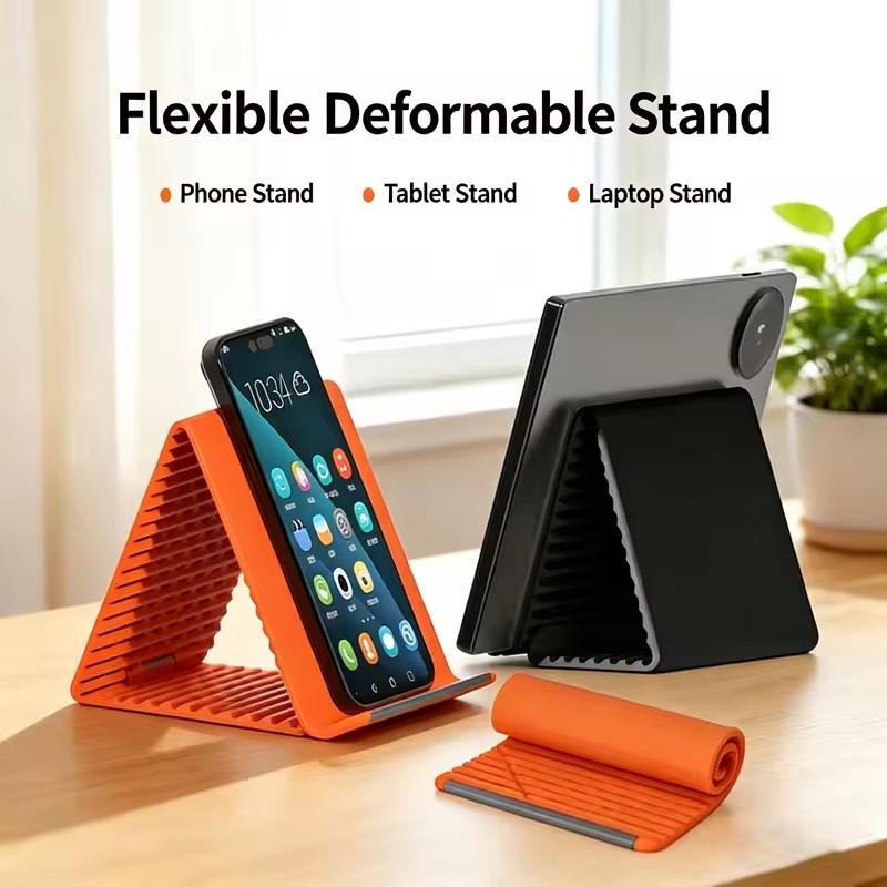 창의적인 접이식 변형 스탠드, 휴대용 실리콘 데스크탑  - Phone Accessories For Travel 리뷰 및 가격
