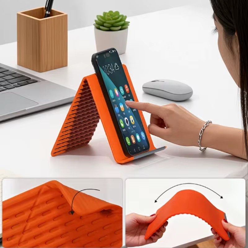 창의적인 접이식 변형 스탠드, 휴대용 실리콘 데스크탑  - Phone Accessories For Travel 리뷰 및 가격
