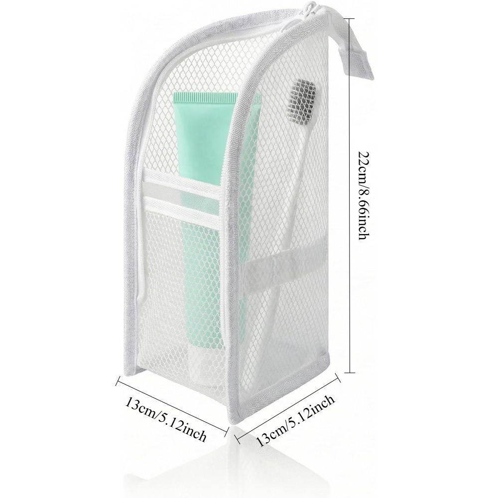 메쉬 세면도구 가방 통기성 속건 수직 칫솔 홀더 여행용 - Phone Accessories For Travel 리뷰 및 가격