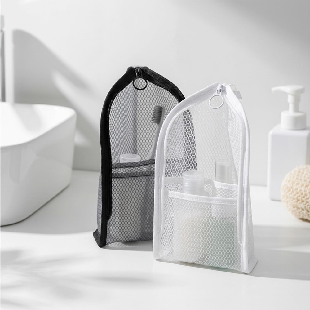메쉬 세면도구 가방 통기성 속건 수직 칫솔 홀더 여행용 - Phone Accessories For Travel 리뷰 및 가격