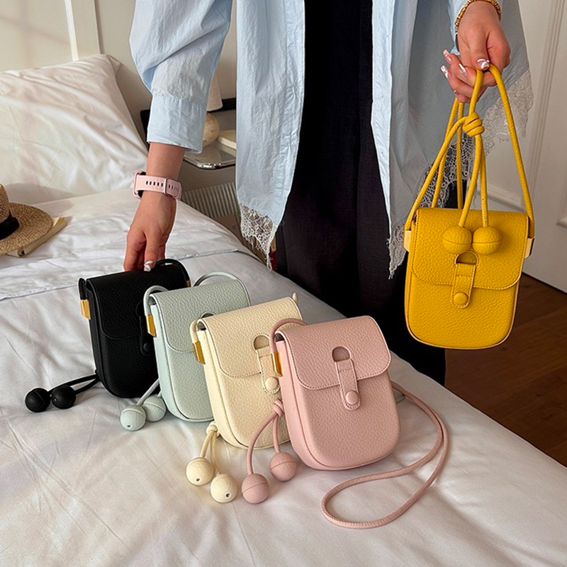 여성을위한 럭셔리 브랜드 미니 옐로우 크로스 바디 백  - Phone Accessories In China 리뷰 및 가격