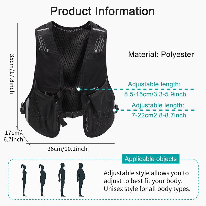 TINYAT 반사 다기능 조끼 가방 남성용 여성용 스포 - Phone Accessories In China 리뷰 및 가격