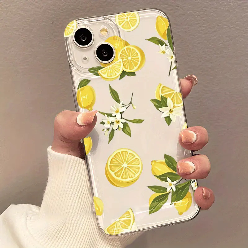 여름 과일 레몬 꽃 투명 폰 케이스 삼성 갤럭시 S25 - Phone Case Clear 리뷰 및 가격