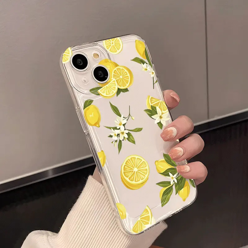 여름 과일 레몬 꽃 투명 폰 케이스 삼성 갤럭시 S25 - Phone Case Clear 리뷰 및 가격