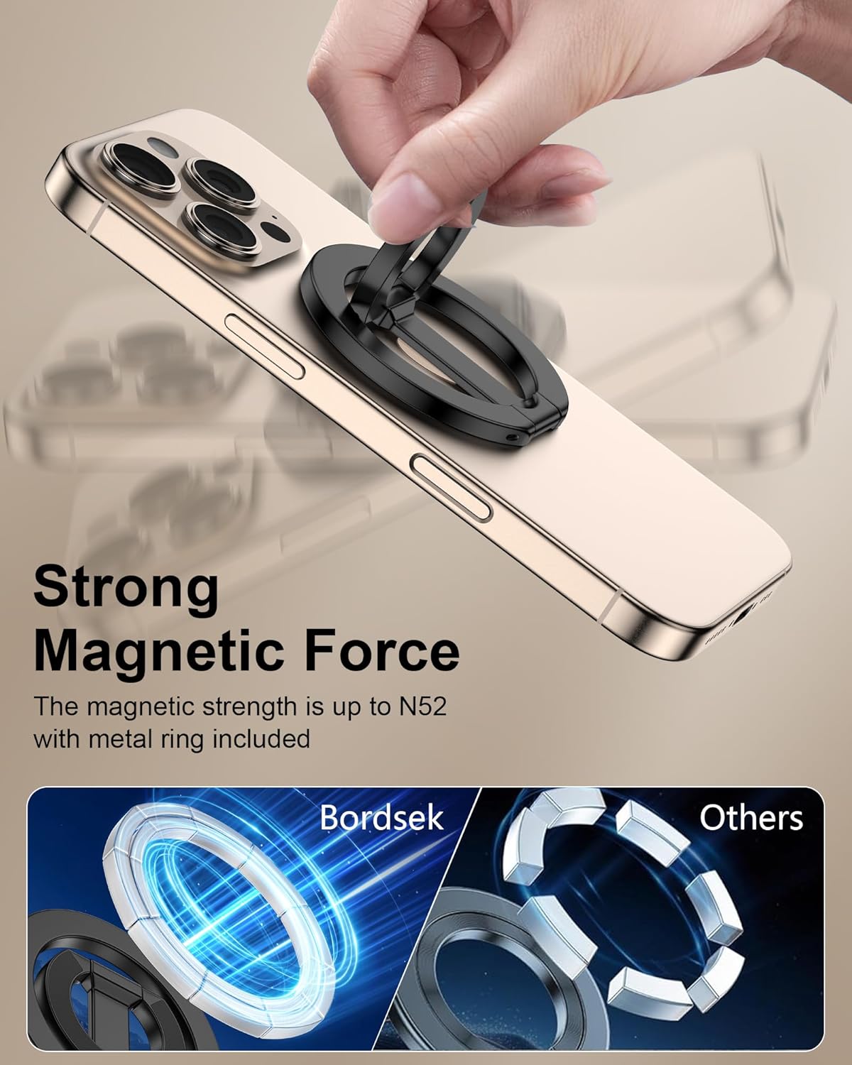 폰 그립 홀더 스탠드 양면 자석 손가락 링 조절 가능한 - Phone Accessories Website 리뷰 및 가격