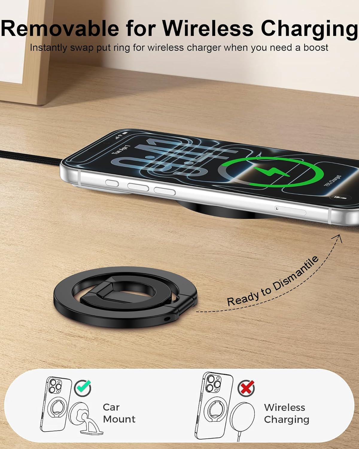 폰 그립 홀더 스탠드 양면 자석 손가락 링 조절 가능한 - Phone Accessories Website 리뷰 및 가격
